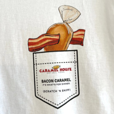 Bacon T-shirt Closeup